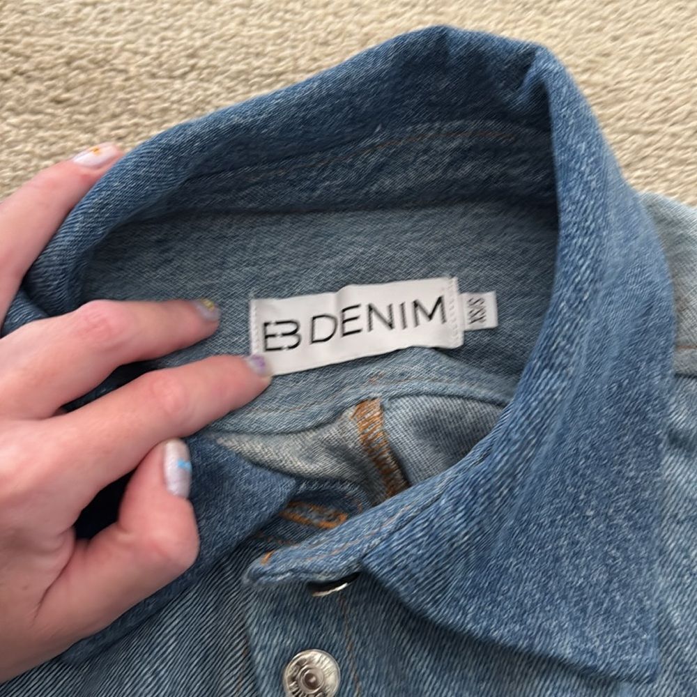 Eb denim XS/S denim shirt/jacket new - Picture 3 of 5